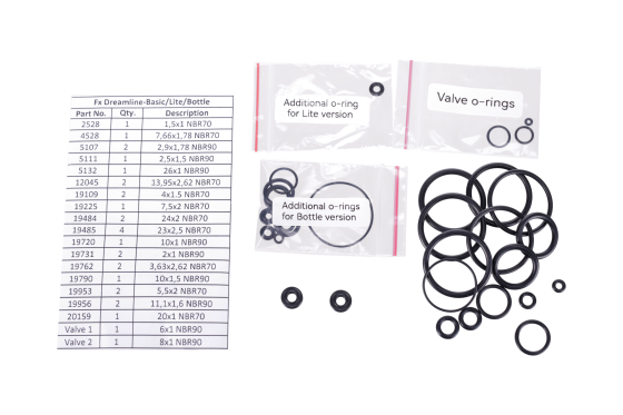 Air-G-Tac Set afdichtingen FX Dreamline