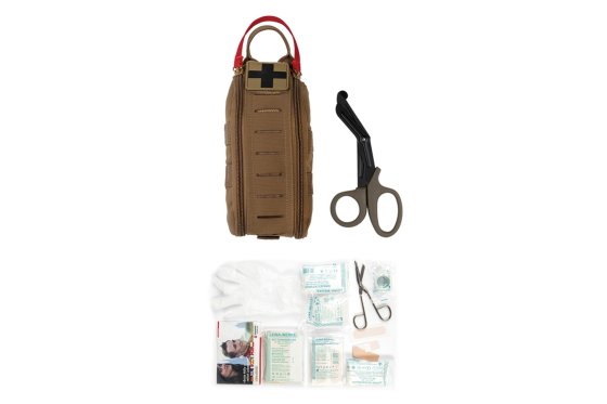 Trousse de premiers secours Mil-Tec IFAK Rapid Pack Dark coyote