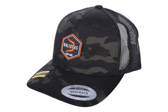 Pet BALISTAS Badge - Trucker Multicam Black