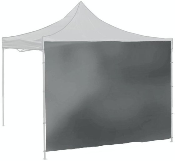 Zijwand voor partytent 2X3m 210D grijs WATERPROOF Cattara 13344