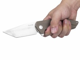Couteau Ruike P138-W marron