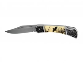 Mes Joker vouwmes motief vogel 8 cm