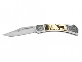 Couteau Joker pliant JKR113 motif cerf