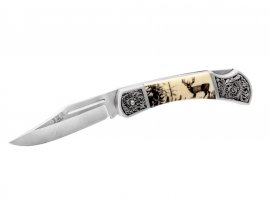 Couteau Joker pliant JKR113 motif cerf