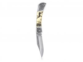 Couteau Joker pliant JKR113 motif cerf