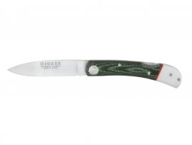 Couteau pliant Joker vert-blanc