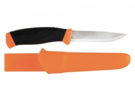Couteau Morakniv Companion F Serrated orange zoubkovaný