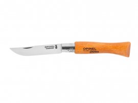 Couteau Opinel 5 pliant carbone hêtre