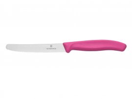 Couteau à tomates dentelé 6.7836 rose L115