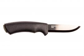 Couteau Morakniv Bushcraft noir sans dentelure