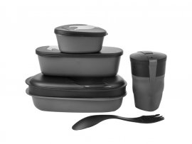 Set de vaisselle de randonnée Light My Fire MealKit 2.0 noir