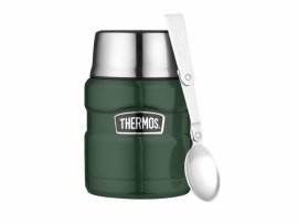 Thermos alimentaire avec cuillère Thermos King 0,47 l vert