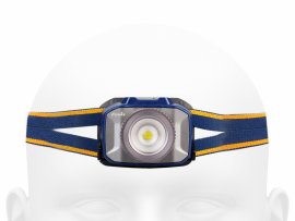 Hoofdlamp met diode Fenix HL40R blauw