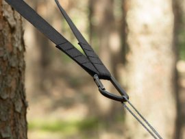 Ophangset voor hangmat Lesovik Smuk zwart