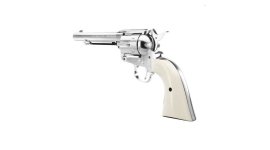 Revolver à air comprimé Umarex Colt SAA .45 Diabolo nickel 4,5 mm