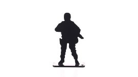 Cibles Venox soldats métalliques 6 pcs