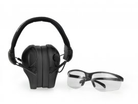 Casque RealHunter Active Pro noir + lunettes