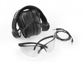 Casque RealHunter Active Pro noir + lunettes
