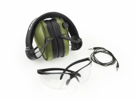 Koptelefoon RealHunter Active Pro Groen + Bril