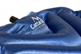 Matelas de sol gonflable Track 5cm bleu