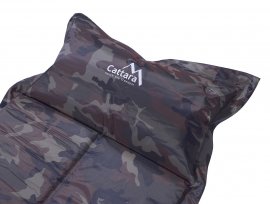 Zelfopblazende slaapmat Cattara Navy 2,5cm met kussen 3