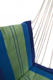 Hangmat om in te zitten 95x50 cm blauw-groen
