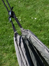 Hamac NYLON 275x137 cm vert-marron