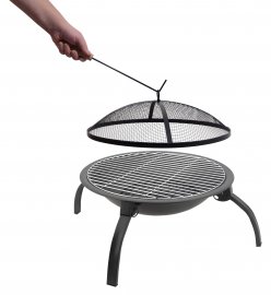 Brasero avec grille de cuisson Vesuv avec couvercle