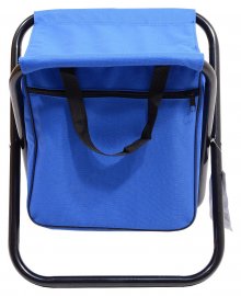Chaise de camping pliante Malaga bleu