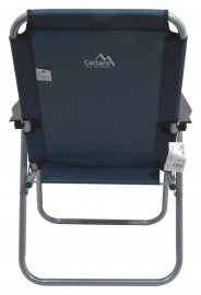 Chaise de camping pliante Lyon bleu foncé