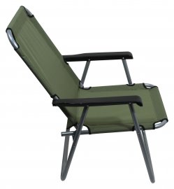Chaise de camping pliante Lyon vert foncé