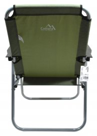 Chaise de camping pliante Lyon vert foncé