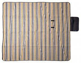 Picknickdeken Fleece 150x135 cm blauw
