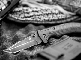 Vouwmes Gerber Edict met glad lemmet