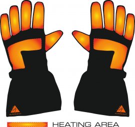 Verwarmde handschoenen AG2 Fire-Glove - maat S
