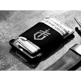 Set Gerber Mes Airlift Black + Portemonnee Barbill Wallet Black