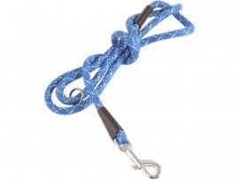 Laisse Dogtrace réfléchissante 10mm 150cm bleue