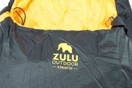 Slaapzak Zulu Ultralight 900 175cm zwart
