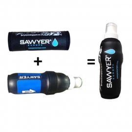 Beschermhoes voor Sawyer-filters zwart