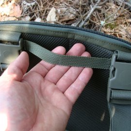 Harnais de poitrine Jubö Front Bag Mini vert