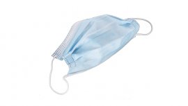 Wegwerpmondkapje blauw