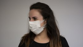 Wegwerpmondmasker wit