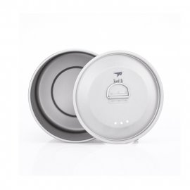 Mug en titane Keith avec couvercle 900ml