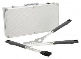 Ustensiles de barbecue Cattara Grey Line set 11 pcs