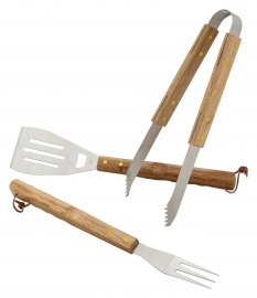 Grillgereedschap Cattara Wood set 3 stuks