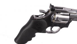 Luchtrevolver ASG Dan Wesson 715 4" silver diabolo