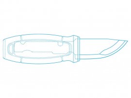 Couteau Morakniv Eldris Orange