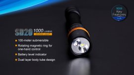 Lampe de plongée LED Fenix SD20