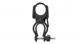 Draaibare fietslamp-houder