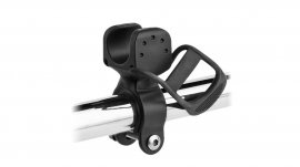Draaibare fietslamp-houder